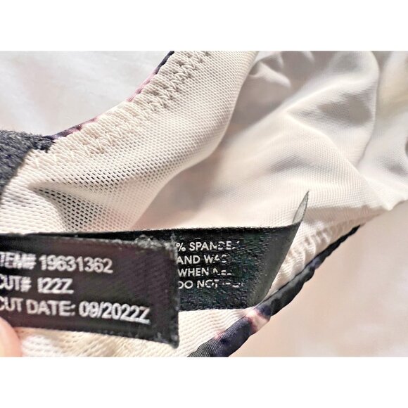 Torrid CURVE Bra 42D Wire-free Black PINK Purple CAMO Animal Print Lingerie - Picture 9 of 11